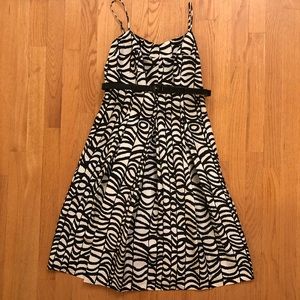 NWT Black and White Print Dress